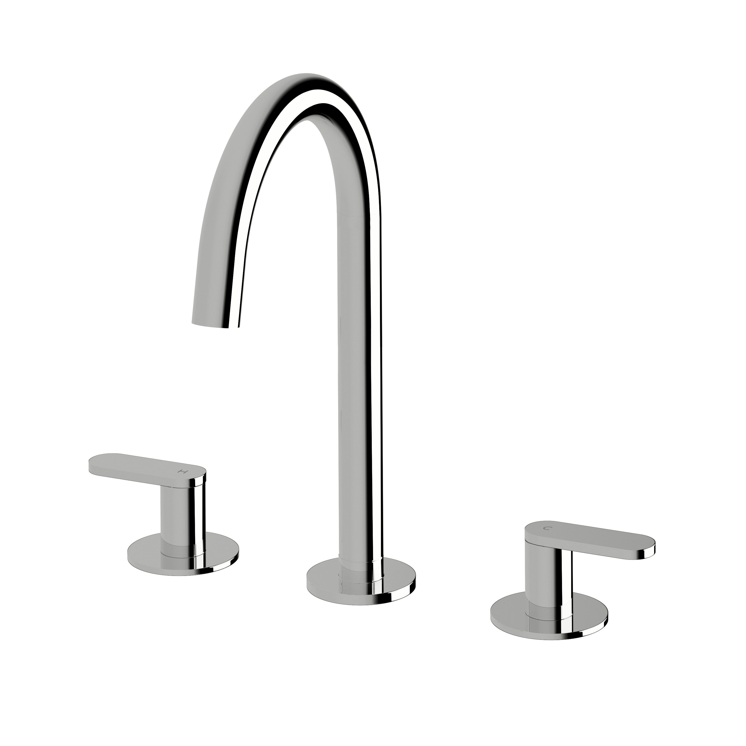 Duet High Basin Set - Designer Bathware