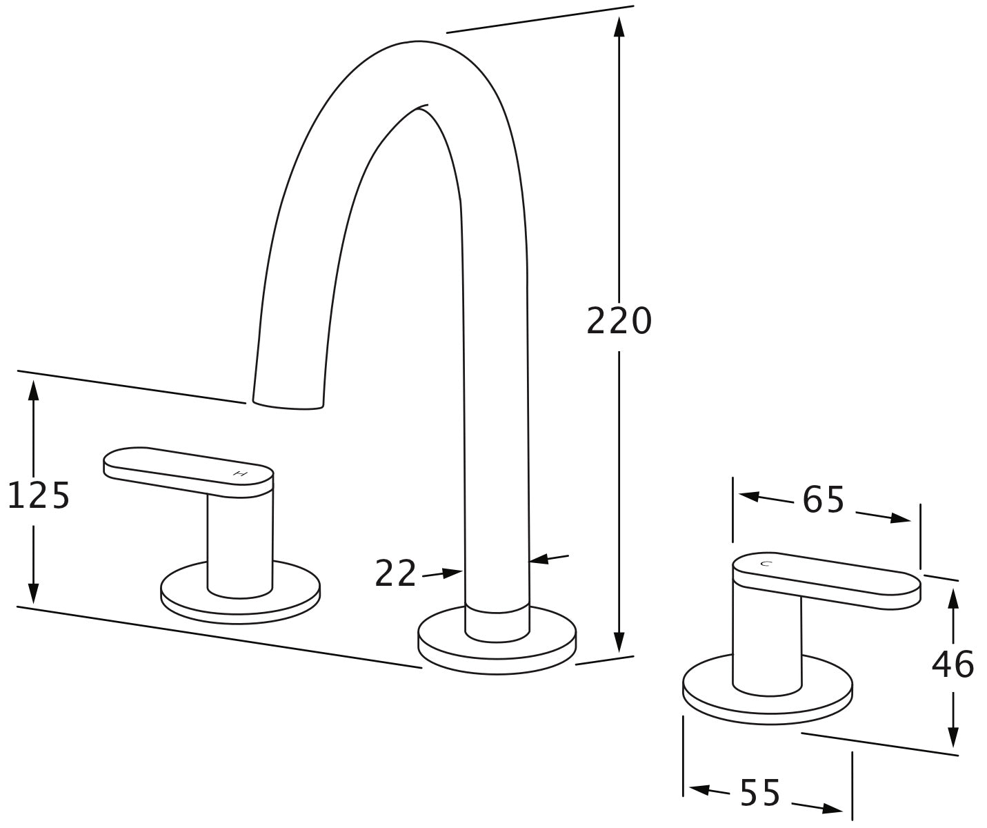 Duet Basin Set - Designer Bathware