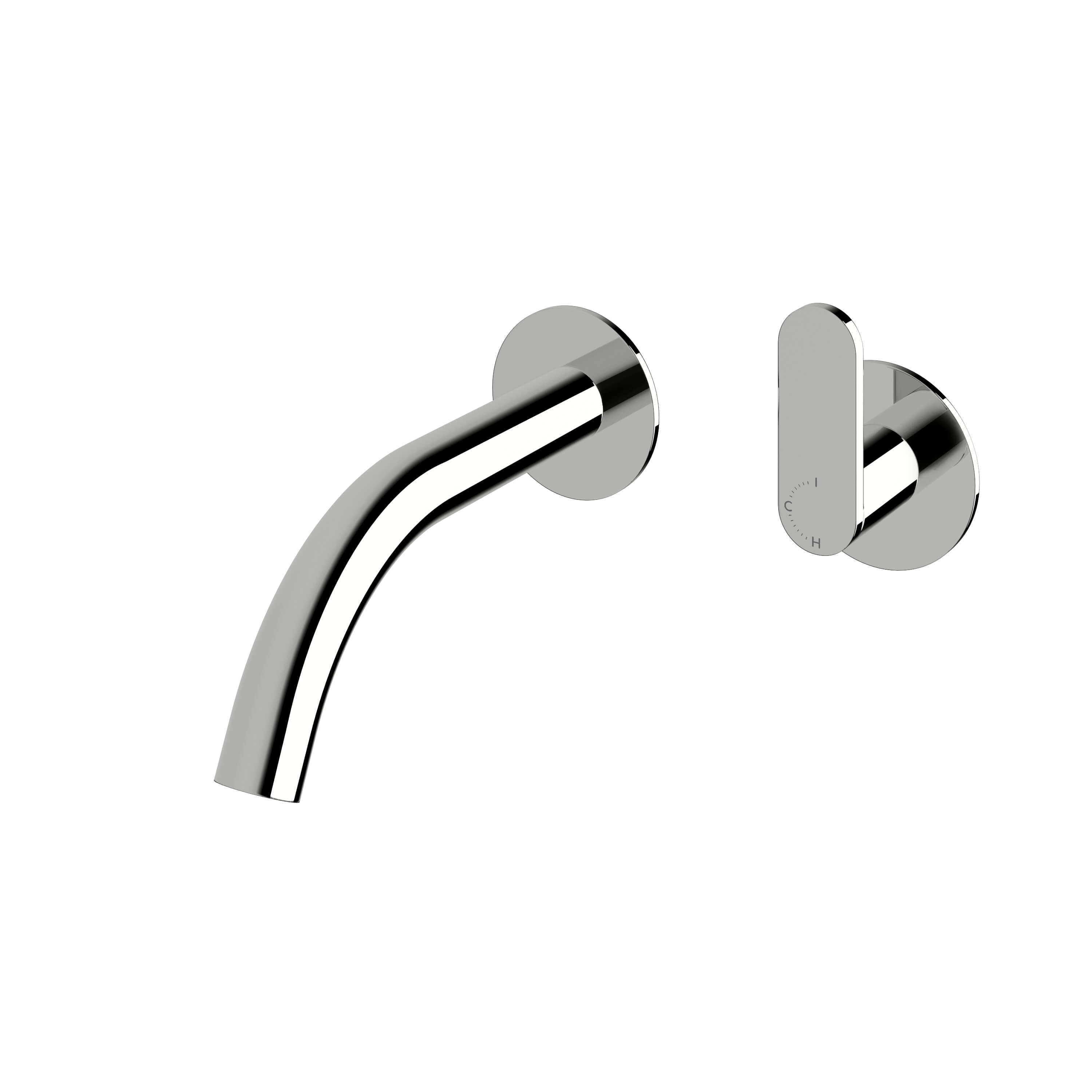 Duet Progressive Wall Basin Mixer System 200mm - Designer Bathware