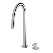 Duet Sink Progressive Mixer Set Pull Out Spray - Designer Bathware