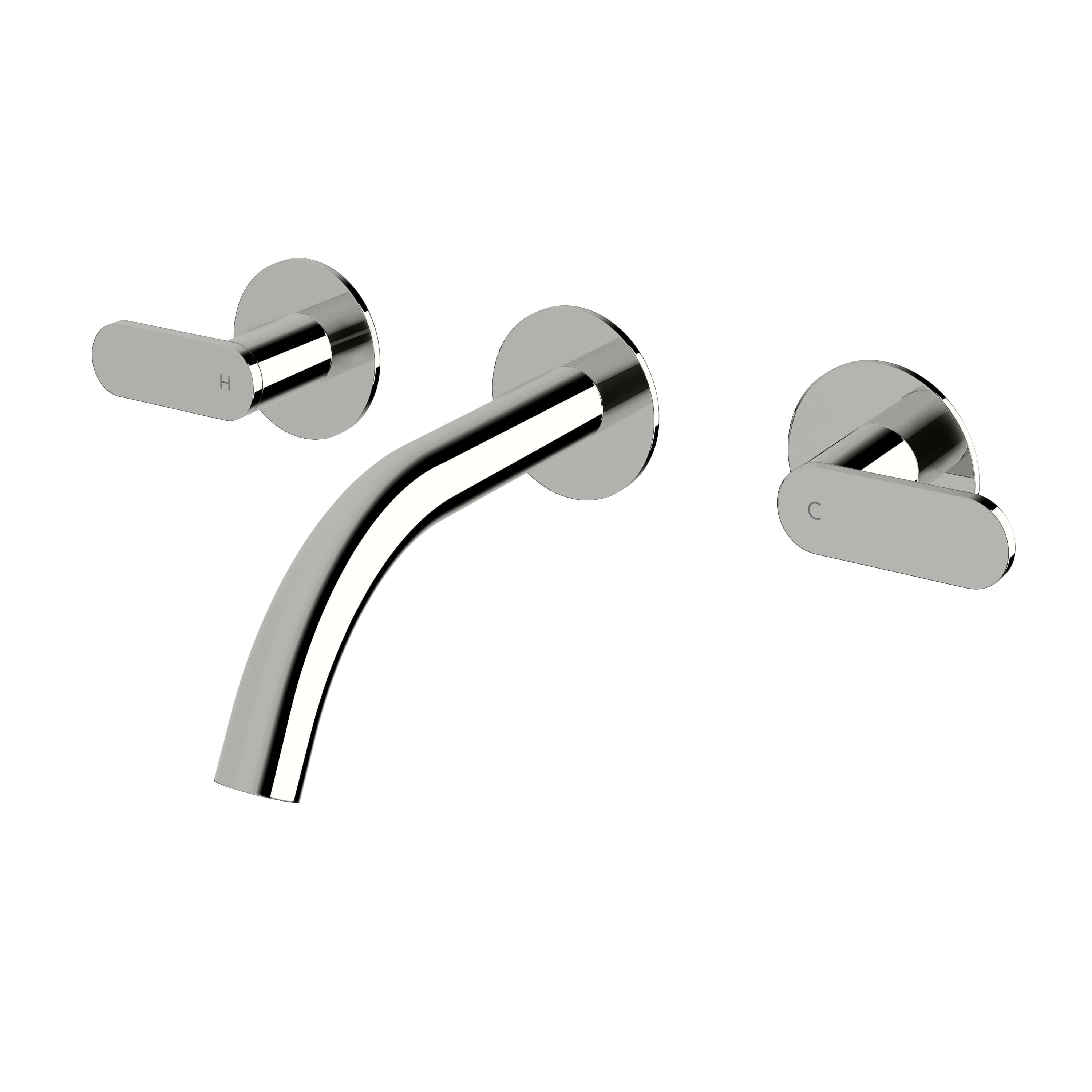 Duet Wall Basin Set 165mm - Designer Bathware