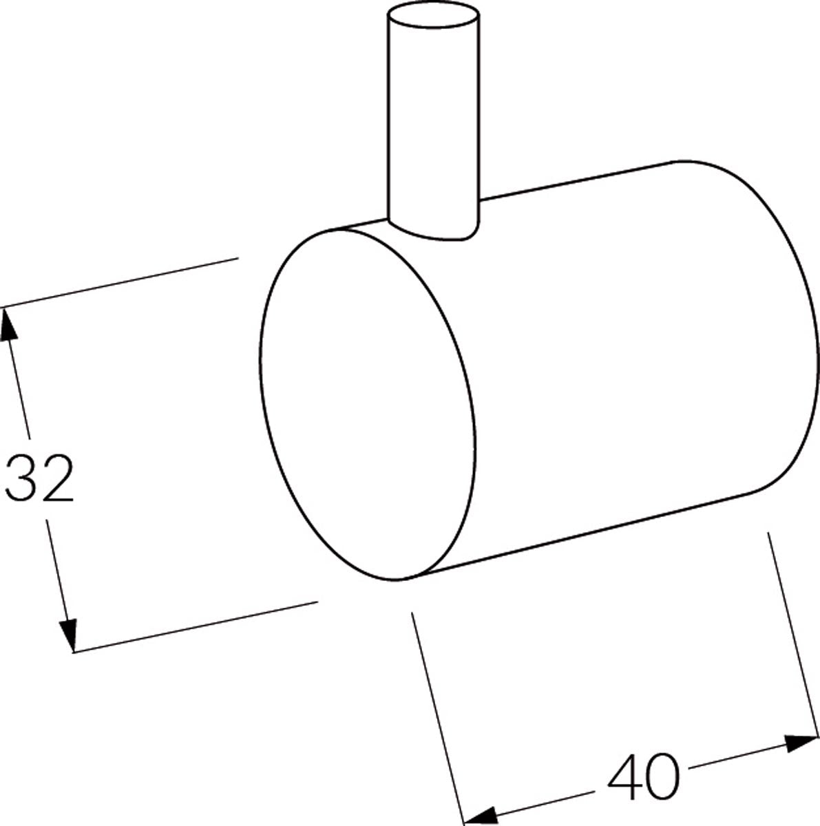 Voda Robe Hook - Designer Bathware