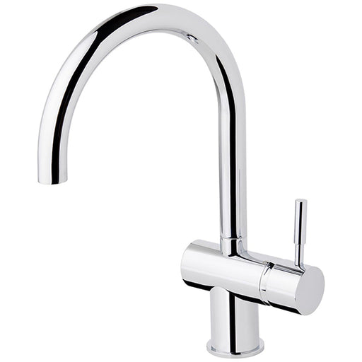 Voda Sink Mixer Curved - Designer Bathware