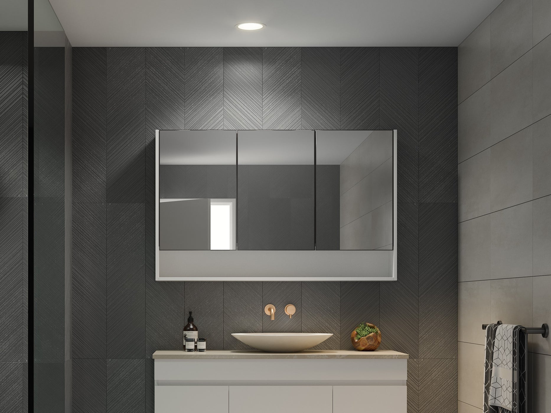 Sanremo Shaving Cabinet — Designer Bathware