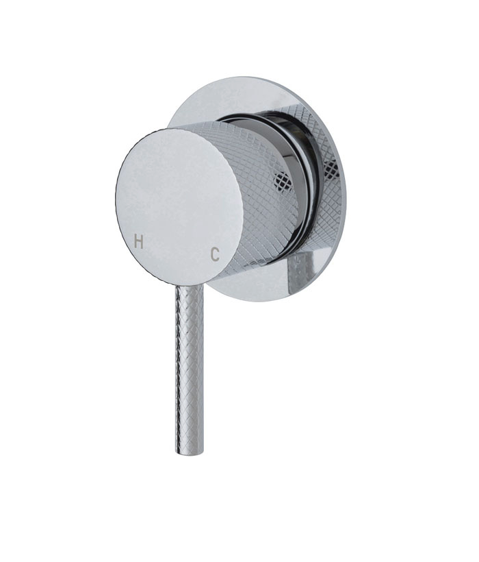 AXLE Wall Mixer on Small Plate - Designer Bathware
