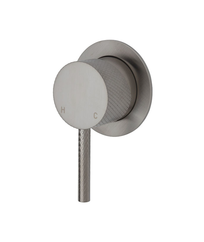 AXLE Wall Mixer on Small Plate - Designer Bathware