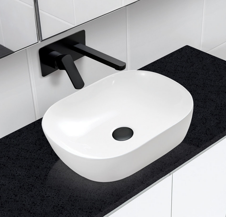 Koko 465 Above Counter Basin, Matte White - Designer Bathware