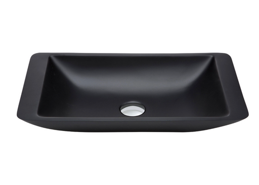 Classique 600 Matte Black Soild Surface Basin - Designer Bathware