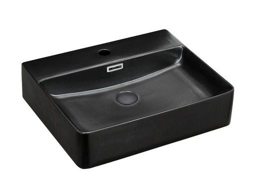 Petra Matte Black Above Counter Basin - Designer Bathware