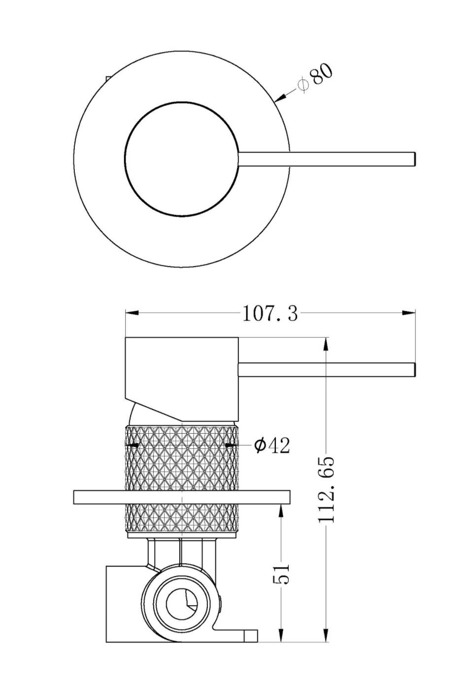 Opal Shower Mixer - Designer Bathware