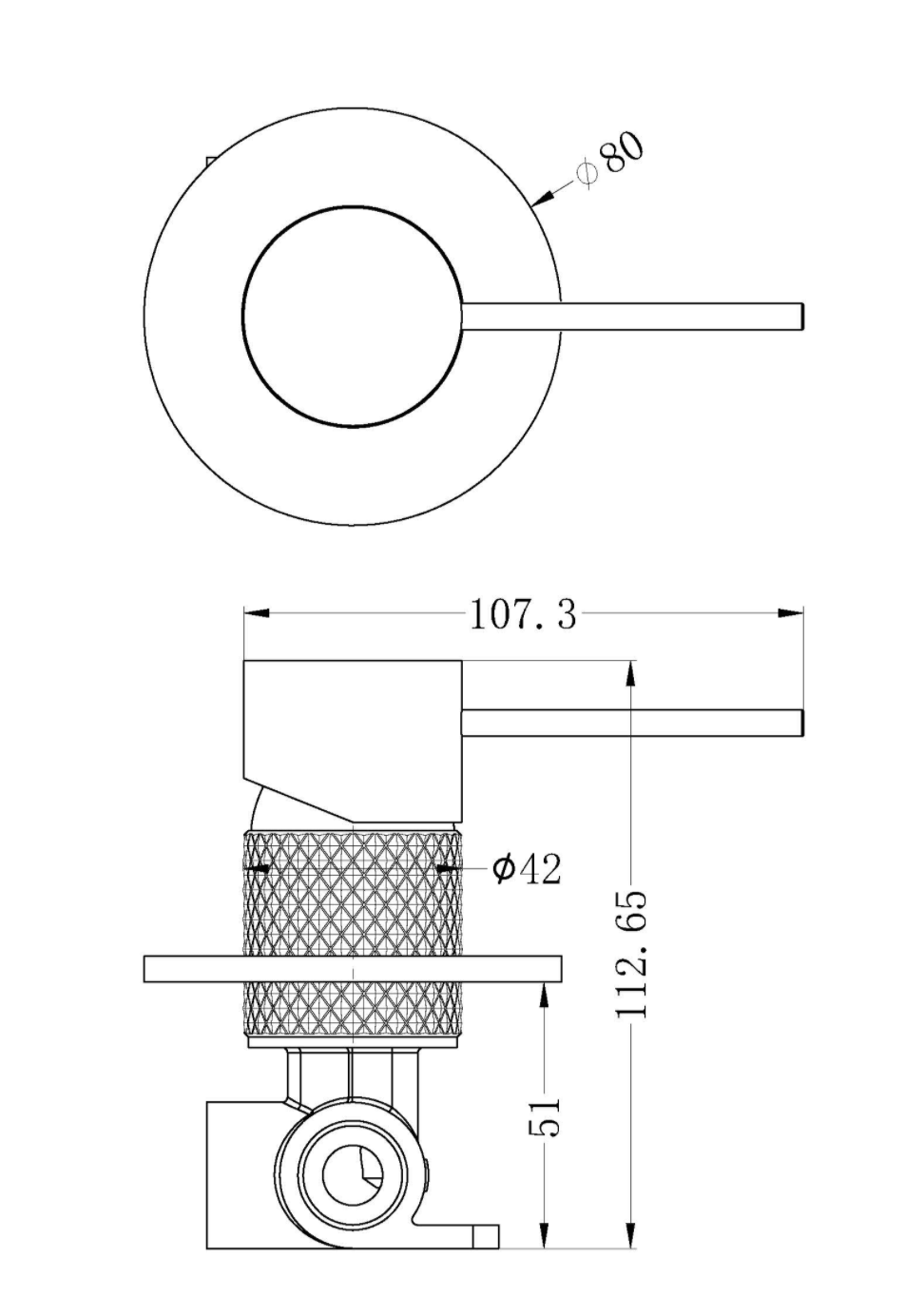 Opal Shower Mixer - Designer Bathware