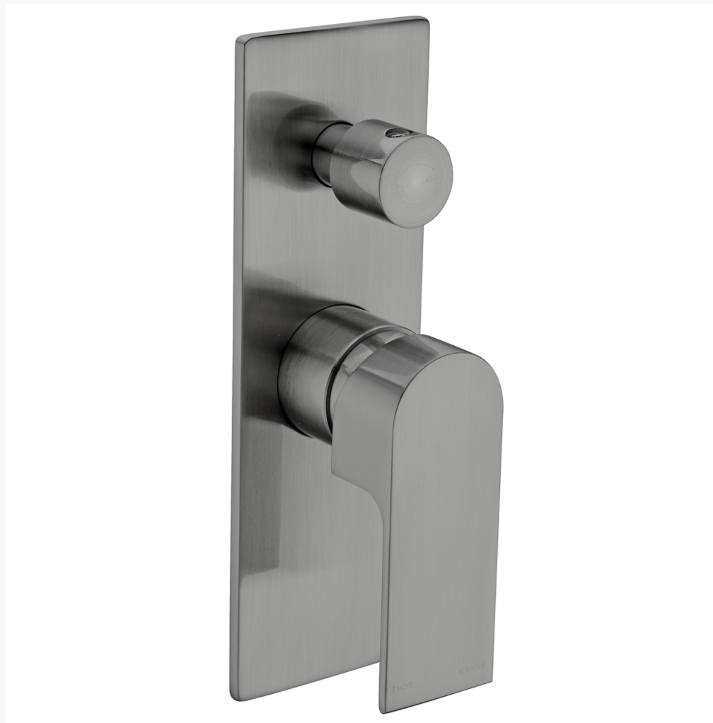 Bianca Shower Mixer With Diverter Gun Metal Grey
