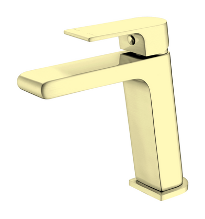 Nero Bianca Basin mixer - Brushed Gold