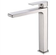 Nero Bianca Tall Basin Mixer - Brushed Nickel