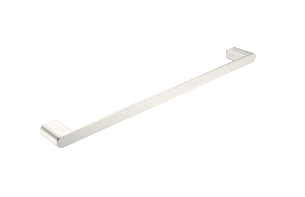 Bianca Single Towel Rail 600mm Brushed Nickel