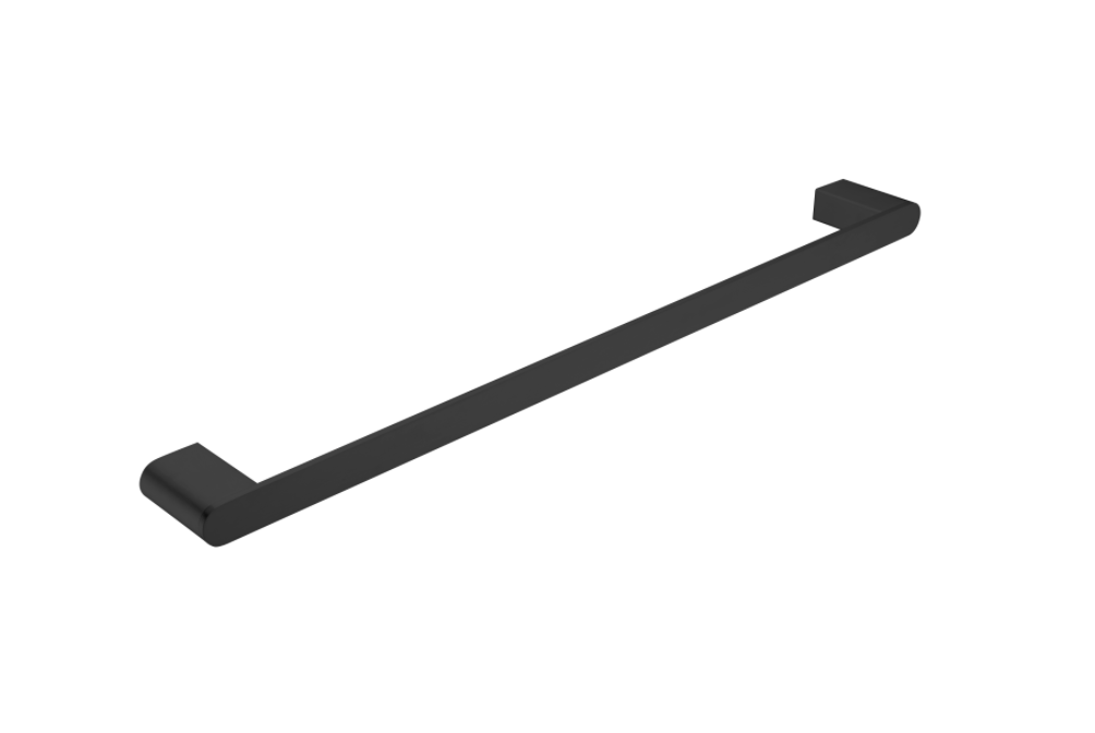 Bianca Single Towel Rail 600mm - Matte Black