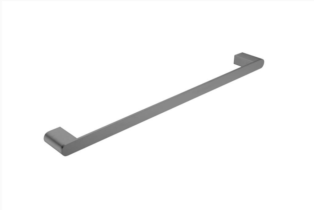 Bianca Single Towel Rail 600mm Gunmetal
