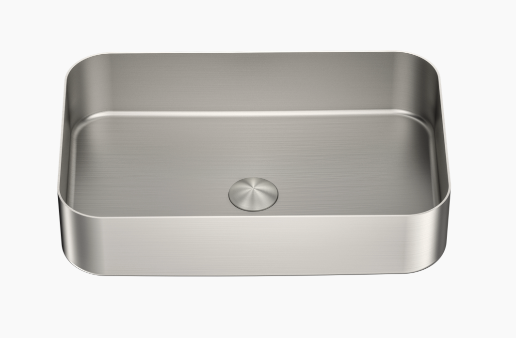 Opal Stainless Steel Basin - Designer Bathware