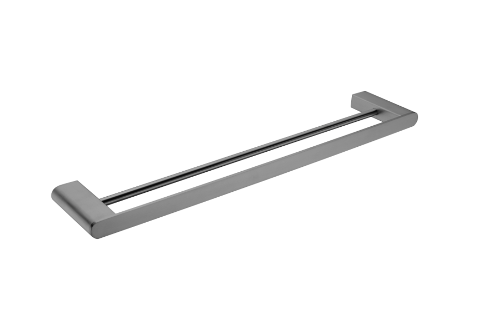 Bianca Double Towel Rail 600mm Gun Metal