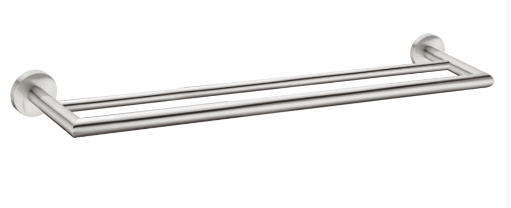 Dolce Double Towel Rail 700mm - Designer Bathware