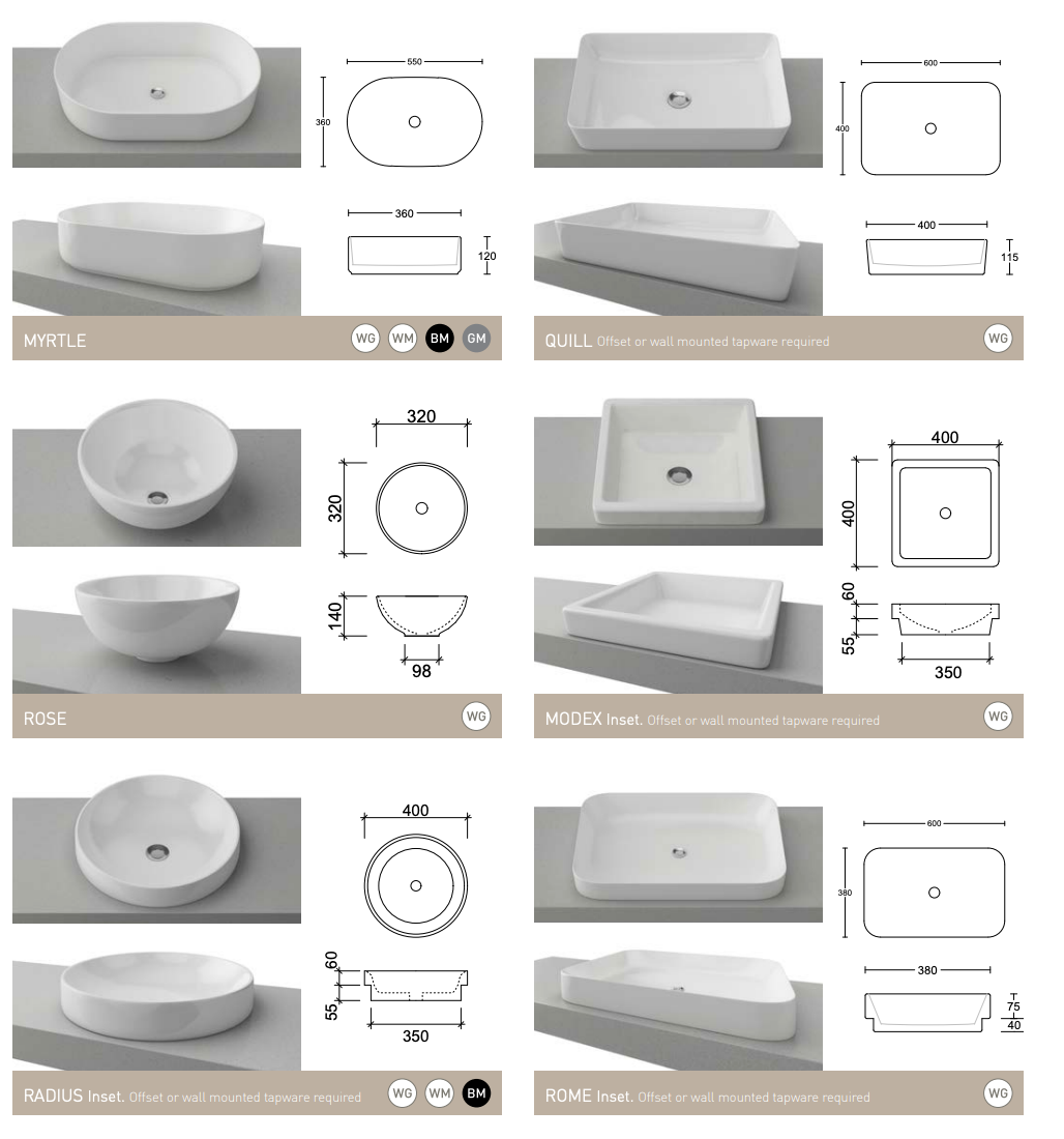 Nevada Vanity Unit - Designer Bathware