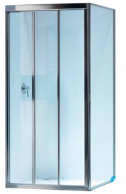 Traditional 3 Panel Sliding Screen - Designer Bathware