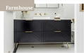 Timberline x Shaynna Blaze  Sutherland House Vanity with Legs - Designer Bathware