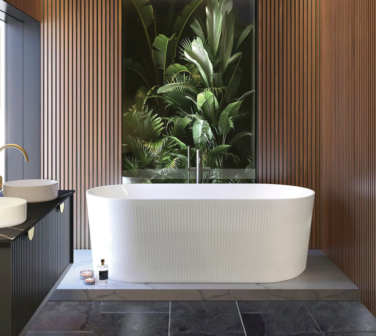 Noosa 1700mm Gloss White Bath - Designer Bathware
