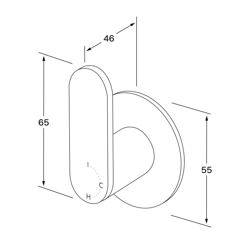 Duet Progressive Wall Mixer - Designer Bathware