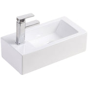 Linea Left-Hand Wall Basin - Designer Bathware