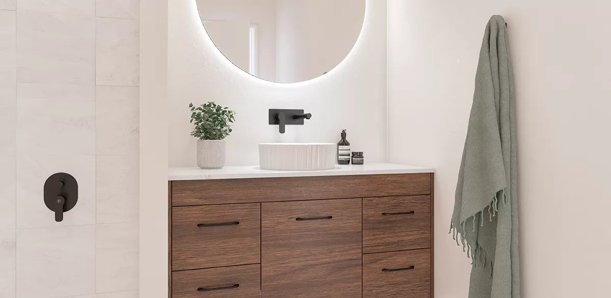 Timberline Allure Flute Matte White - Designer Bathware