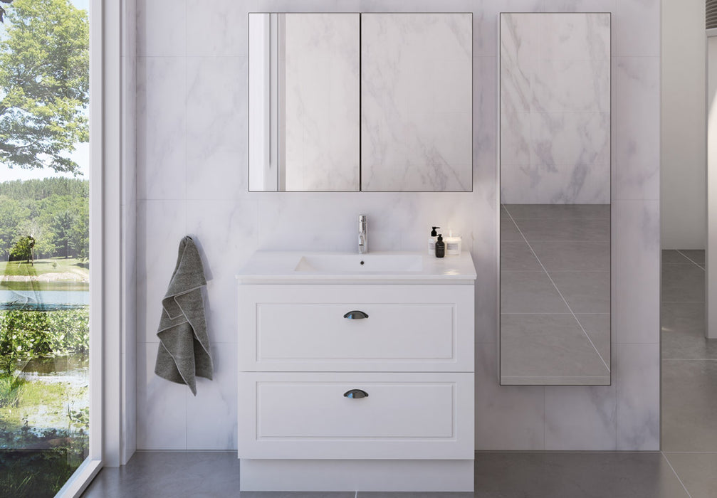 Nevada Plus Classic Vanity Unit Floor Mount - Designer Bathware