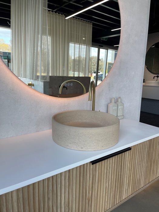 Vallee Round Concrete Basin - Designer Bathware