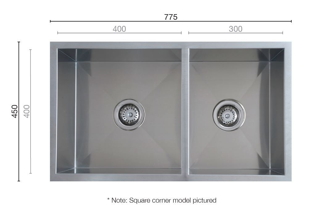 Interchange Brushed Stainless Steel Sink 1.75