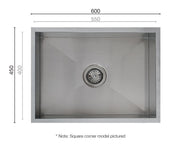 Interchange Brushed Staineless Steel Sink 550