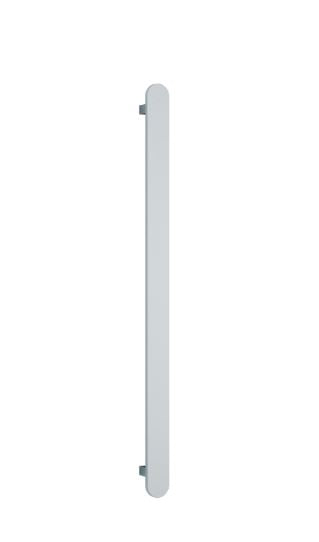 Flat Pill 12V Vertical Single Heated Towel Rail - Designer Bathware