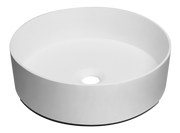 Regio White Cloud Acrylic Solid Surface Above Counter Basin - Designer Bathware