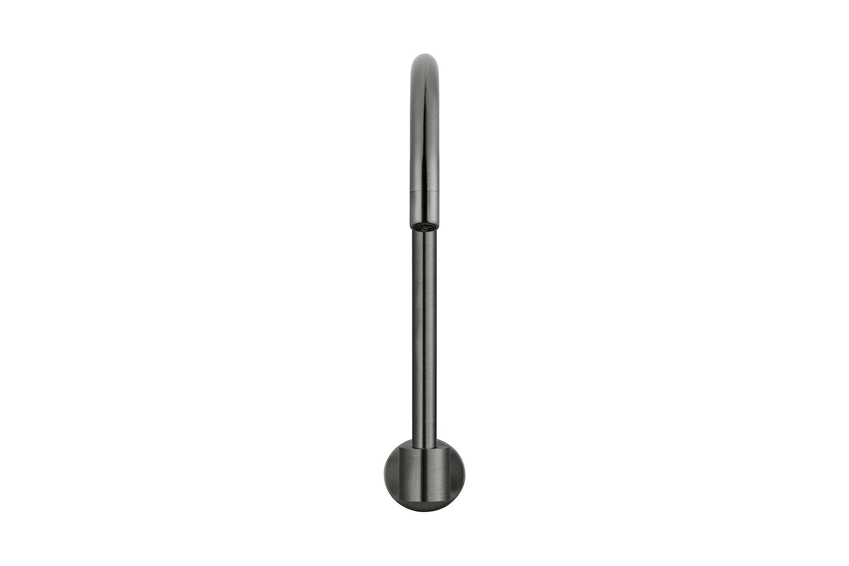Round High-Rise Swivel Wall Spout - Designer Bathware