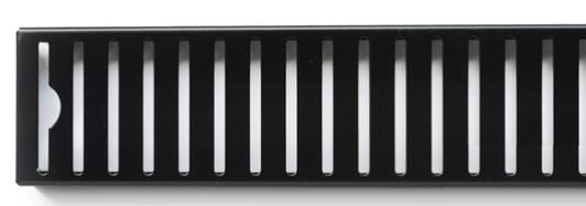 Original Matte Black Shower Channel 900mm - Designer Bathware
