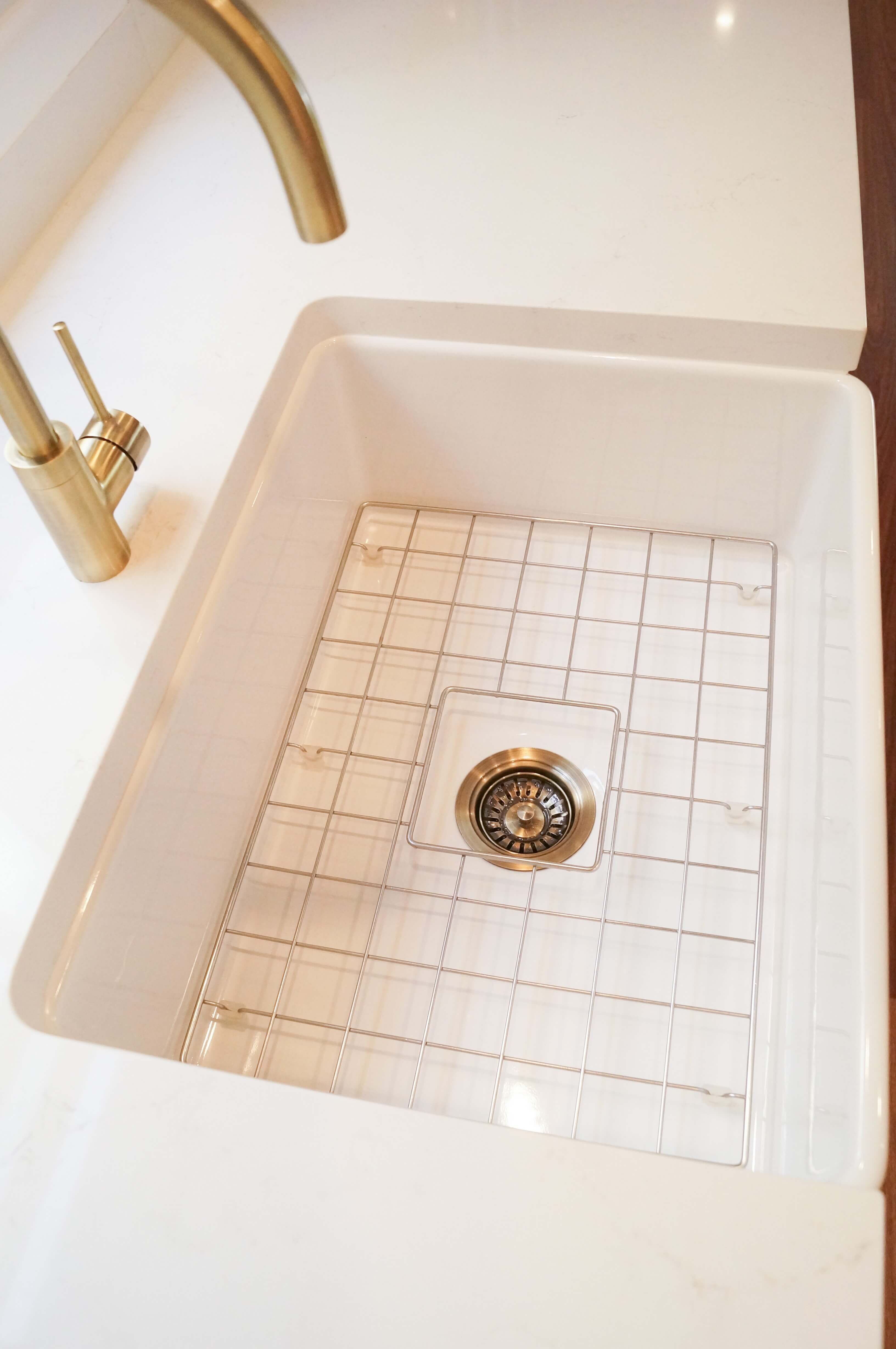 90 x 50mm Antique Brass (Italian Bronze) Basket Waste - Designer Bathware