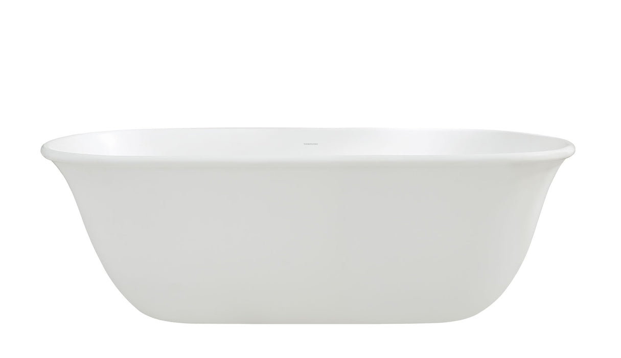 Blanche 162 x 74 TitanCast Solid Surface Freestanding Bath