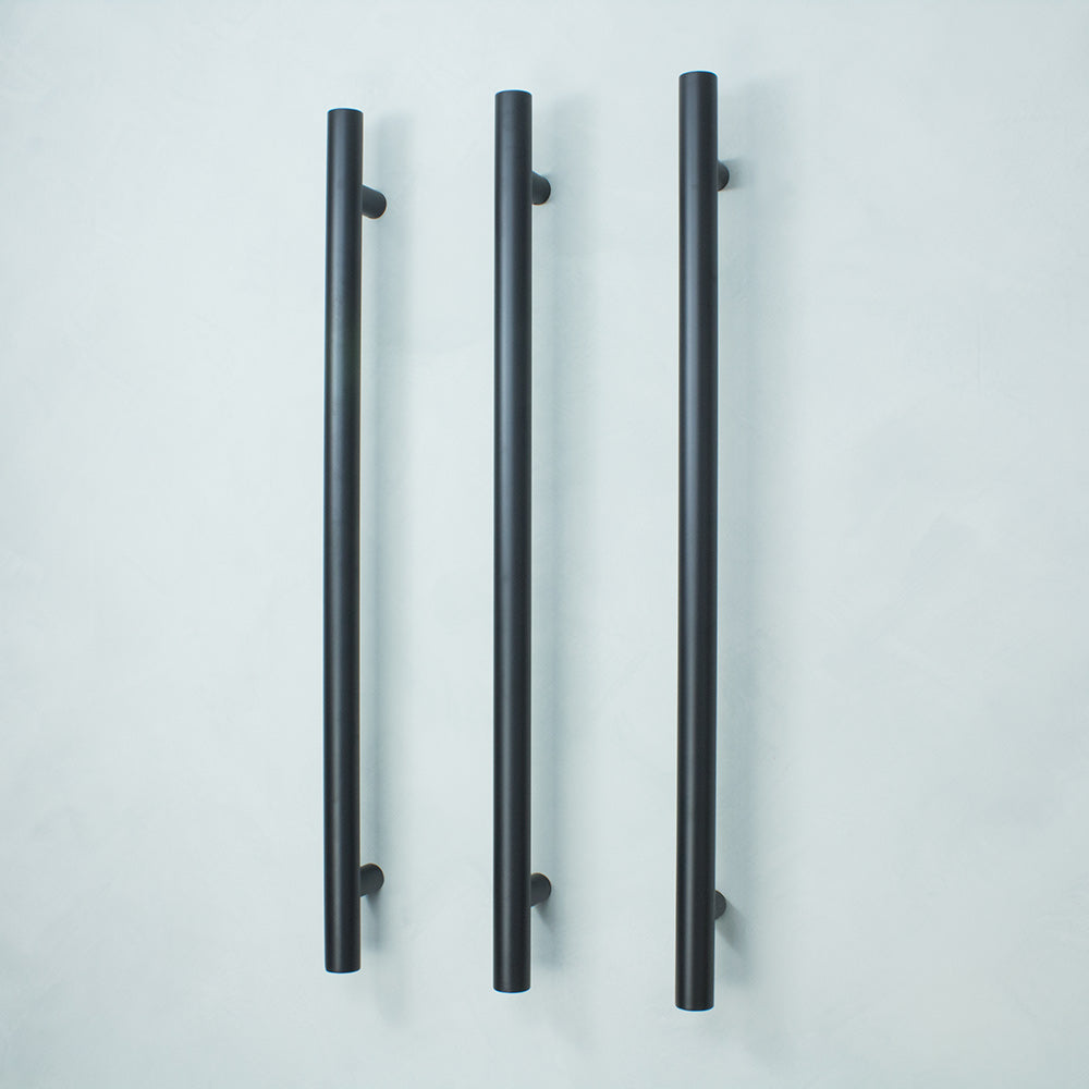 Vertical Heated Towel Rail - Designer Bathware
