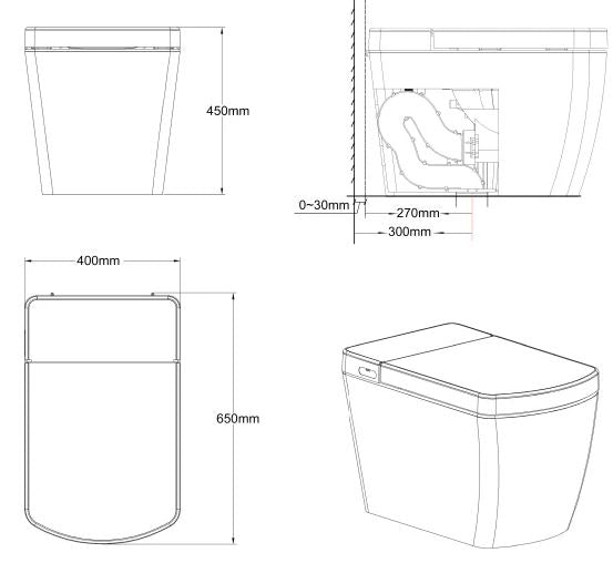 Bloc Smart Toilet - Designer Bathware