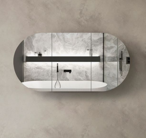Bondi Shaving Cabinet Natural Oak 1800mm