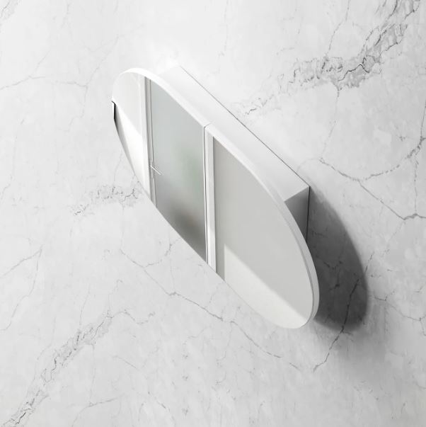 Bondi Shaving Cabinet Matte White 900mm