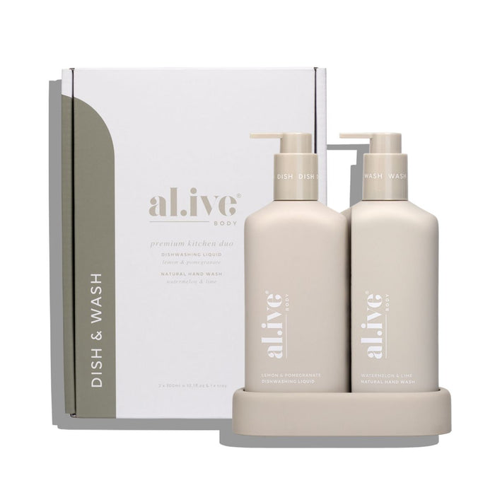 al.ive Hand Wash & Dishwashing Liquid Duo - Designer Bathware