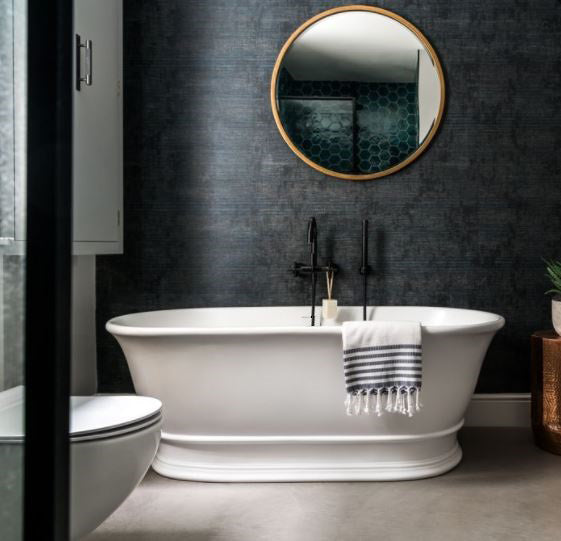 Cambridge 156 x 74 TitanCast Solid Surface Freestanding Bath