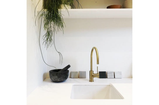 Cuisine 46 x 46 Inset / Undermount Fine Fireclay Sink - Designer Bathware
