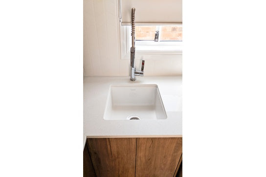 Cuisine 46 x 46 Inset / Undermount Fine Fireclay Sink - Designer Bathware