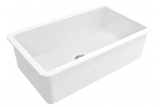 Cuisine 81 x 48 Inset / Undermount Fine Fireclay Sink - Designer Bathware